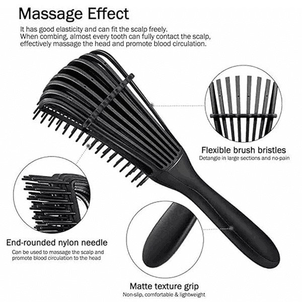 INSIME Detangler hair brush for curly hair comb for Women Men and Kids2 - LXINDIA.COM