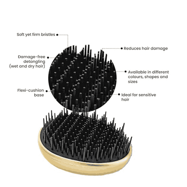 INSIME Mini detangling Hair brush for Women1 - LXINDIA.COM