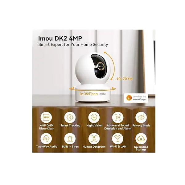 Imou 4MP 2.5K QHD Image Smart CCTV Security WiFi Camera 1 - LXINDIA.COM