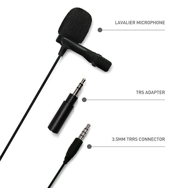 JBL Commercial CSLM10 Auxiliary Omnidirectional Lavalier MicrophoneBlack 1 - LXINDIA.COM