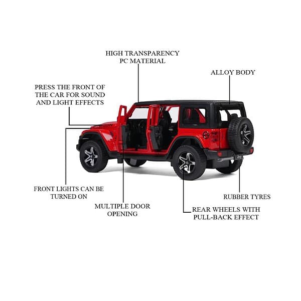 JOY JUNCTION Jeep Rubicon Model CarRED 3 - LXINDIA.COM