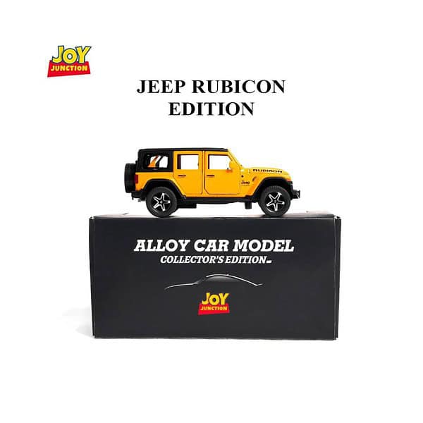 JOY JUNCTION Jeep Rubicon Model CarYELLOW 1 - LXINDIA.COM