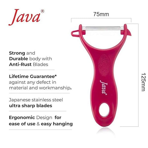 Java Swift Peeler Japanese Stainless Steel Red Pack of 11 - LXINDIA.COM