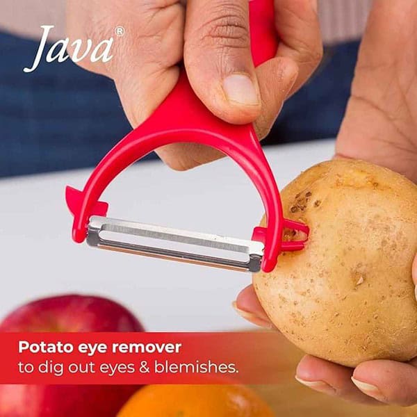 Java Swift Peeler Japanese Stainless Steel Red Pack of 13 - LXINDIA.COM