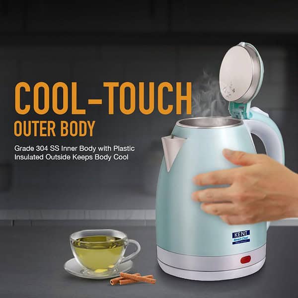 KENT Amaze Cool Touch Electric Kettle 1.8L 1500 W Aqua2 - LXINDIA.COM