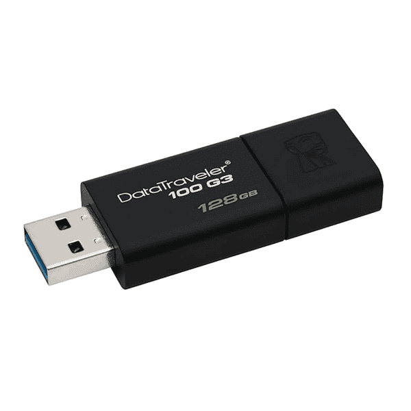 Kingston DataTraveler DT100G3 128GB USB Flash Drive Black1 - LXINDIA.COM