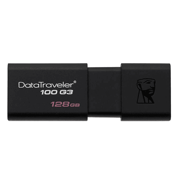 Kingston DataTraveler DT100G3 128GB USB Flash Drive Black2 - LXINDIA.COM