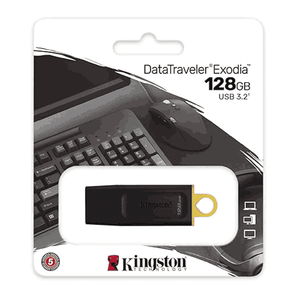 Kingston DataTraveler Exodia DTX 128 GB USB Gen 1 Pen Drive 3 - LXINDIA.COM