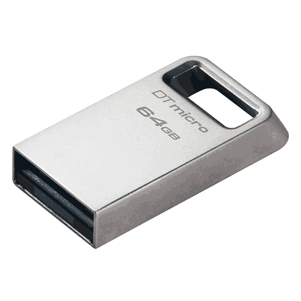 Kingston DataTraveler Micro 64GB USB Flash Drive Metal Design - LXINDIA.COM