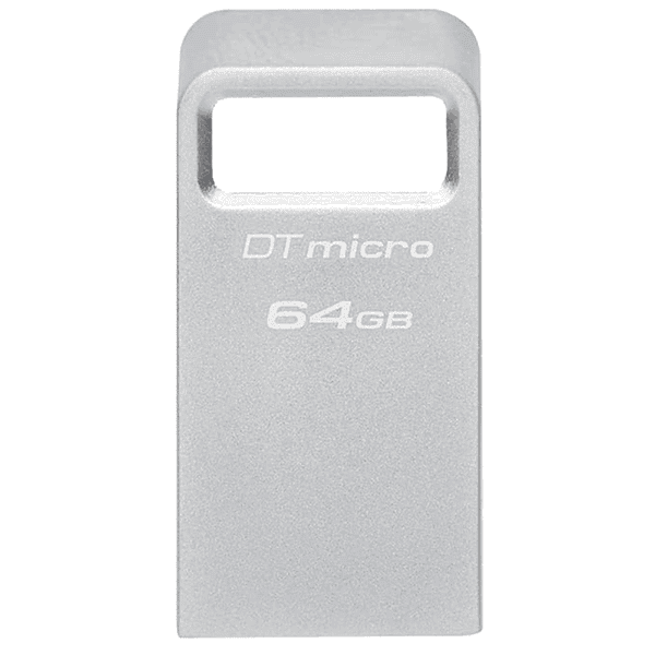 Kingston DataTraveler Micro 64GB USB Flash Drive Metal Design1 - LXINDIA.COM