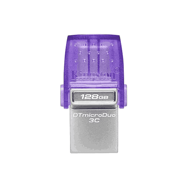 Kingston DataTraveler microDuo 3C 128GB USB C and USB A Flash Drive - LXINDIA.COM