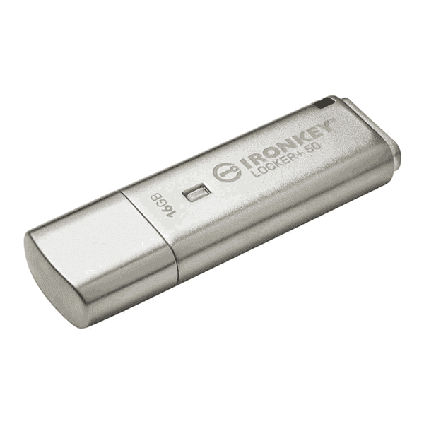 Kingston Ironkey Lockerplus 50 16GB Encrypted USB Flash Drive - LXINDIA.COM