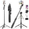 Kratos K6 Upgraded 61 Inch Long Selfie Stick with Tripod stand - LXINDIA.COM