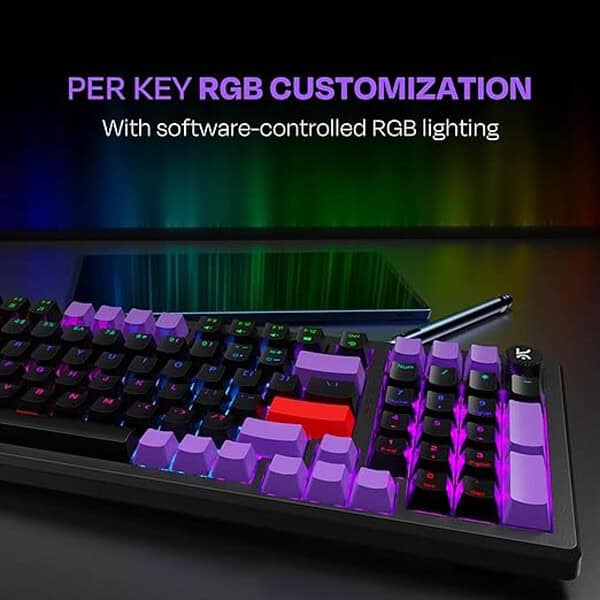 Kreo Hive Gaming Keyboard with 98 Key Design Outemu Switches Brown Switch 3 - LXINDIA.COM