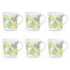 Larah by Borosil Crysta Series Noma Set of 6 Tea - LXINDIA.COM