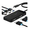 Lemorele USB C Laptop Docking Station 6 in 1 Dual Display Adapter - LXINDIA.COM