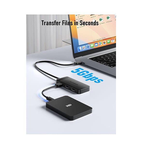 Lemorele USB C Laptop Docking Station 6 in 1 Dual Display Adapter 3 - LXINDIA.COM