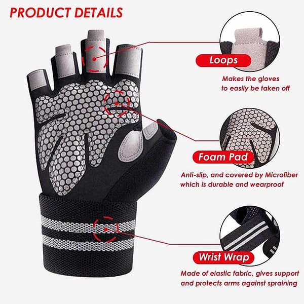 Leosportz Gym Gloves for Men Workout A - LXINDIA.COM