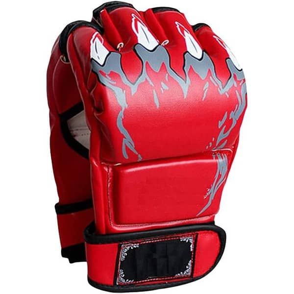 Leosportz Martial Arts Training Gloves Dragon Red - LXINDIA.COM