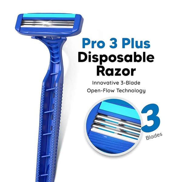 LetsShave Pro 3 Plus Disposable Shaving Razors for Men Pack of 51 - LXINDIA.COM