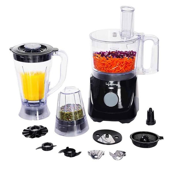 Lifelong 800 Watt Food Processor with Mixer Grinding Jar LLFPR01 - LXINDIA.COM