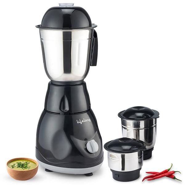 Lifelong Mixer Grinder for Kitchen 3 Jars 500 Watt LLMG23 - LXINDIA.COM