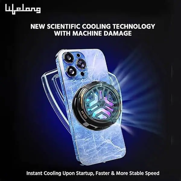 Lifelong Phone Cooler for Gaming Powerful Semiconductor Technology 1 - LXINDIA.COM