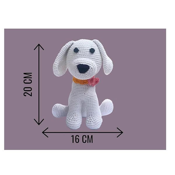 MAGIC WITH NEEDLES Crochet Puppy Dog Soft Toy 1 - LXINDIA.COM