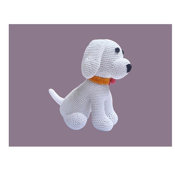 MAGIC WITH NEEDLES Crochet Puppy Dog Soft Toy 2 - LXINDIA.COM