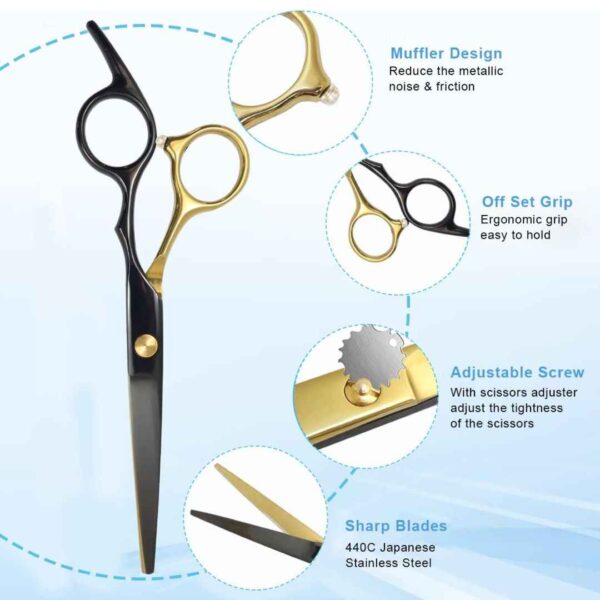 MAYCREATE Professional Hair Cutting Scissors Kits2 - LXINDIA.COM