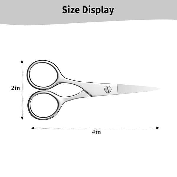 MAYCREATE Small Stainless Steel Facial Hair Scissors2 - LXINDIA.COM