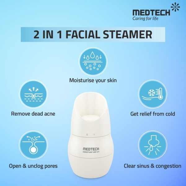 MEDTECH Steam Inhaler Steam Vaporizer Machine2 - LXINDIA.COM