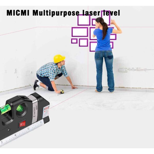 MICMI Multipurpose Laser tape measure Line 8ft1 - LXINDIA.COM