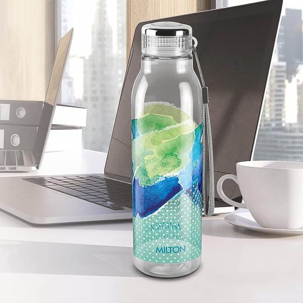 MILTON Helix 1000 Pet Water Bottle Blue Pack of 2 B 1 - LXINDIA.COM