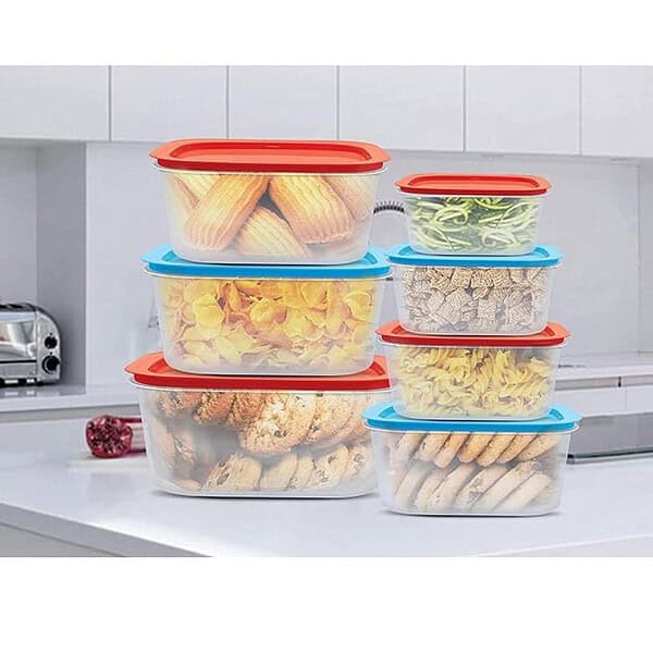 MILTON Nesto Containers Set of 7 Blue and Red 3 - LXINDIA.COM