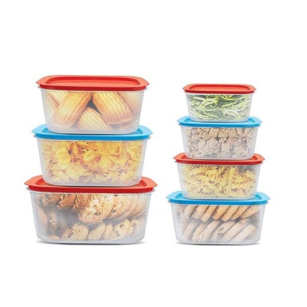 MILTON Nesto Containers Set of 7 Blue and Red - LXINDIA.COM