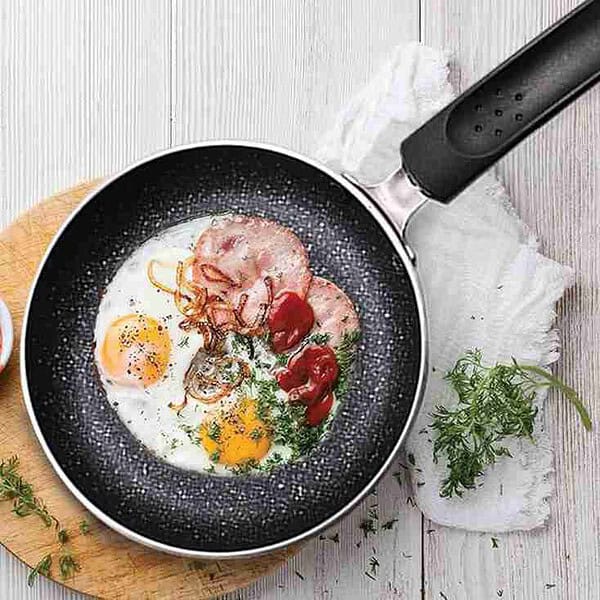 MILTON Pro cook Granito Non Induction Fry Pan 14cm3 - LXINDIA.COM