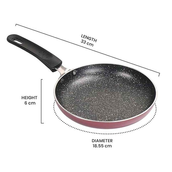 MILTON Pro cook Granito Non Induction Fry Pan 18cm3 - LXINDIA.COM