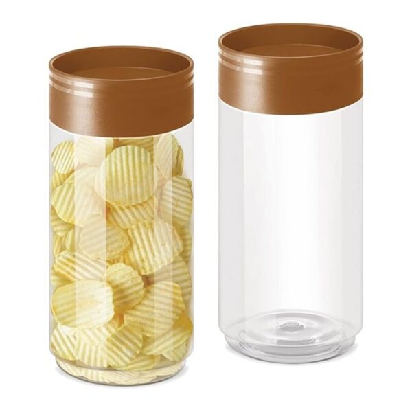 MILTON Stack IT 1000 Airtight Plastic Storage Container Set 890 Ml Set of 2 Brown 1 - LXINDIA.COM