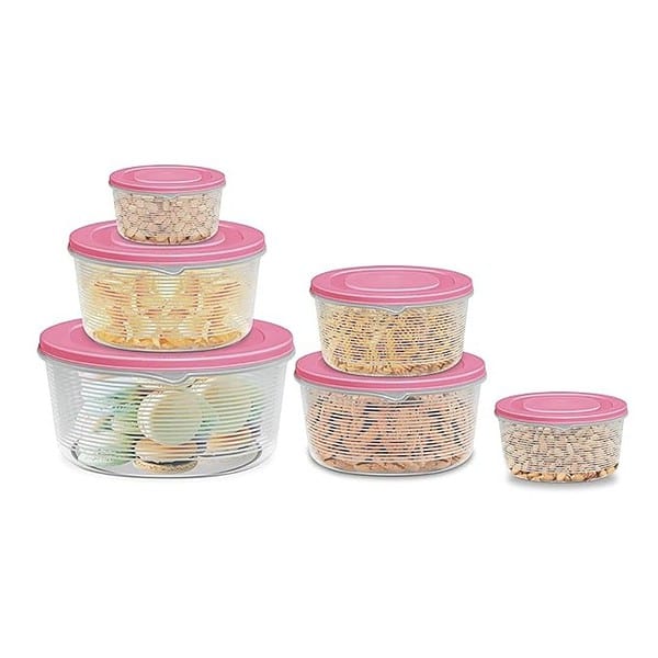 MILTON Store It Food Storage Container Set of 6 Pink 1 - LXINDIA.COM