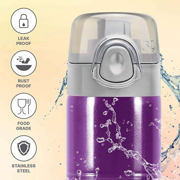 MILTON Vogue 1000 Stainless Steel 750 ml Water Bottle Purple A - LXINDIA.COM