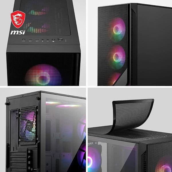 MSI MAG Forge 120A Airflow Premium Gaming PC Case 3 min - LXINDIA.COM