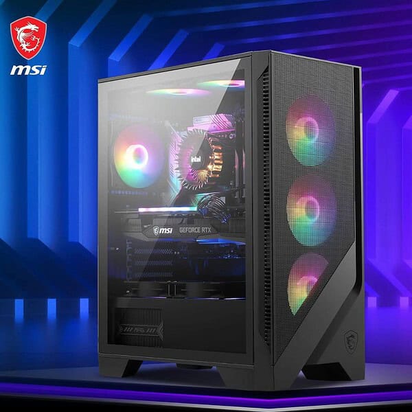 MSI MAG Forge 120A Airflow Premium Gaming PC Case 4 min - LXINDIA.COM