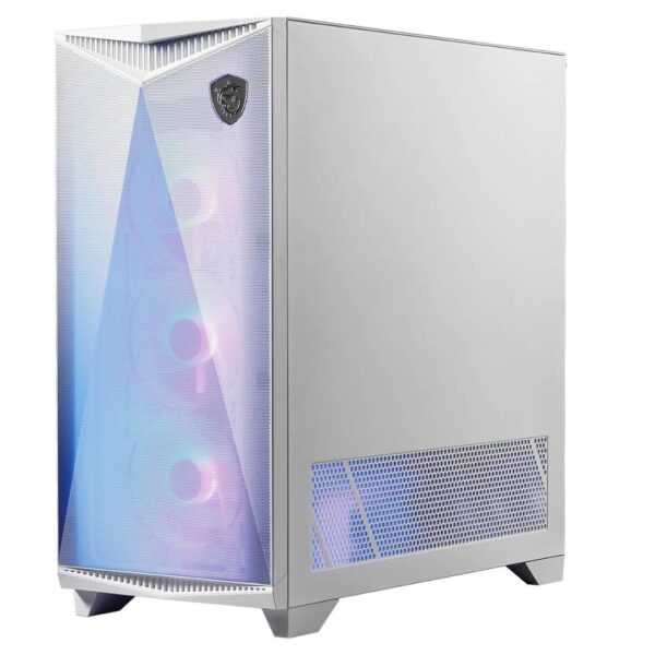 MSI MPG GUNGNIR 300R Airflow White Mid Tower Gaming PC Case 1 min - LXINDIA.COM