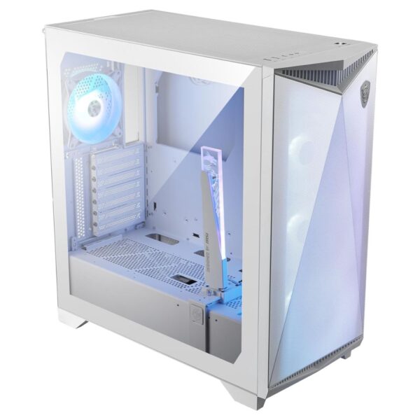 MSI MPG GUNGNIR 300R Airflow White Mid Tower Gaming PC Case 2 - LXINDIA.COM