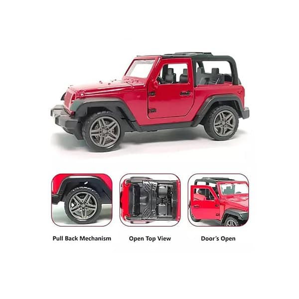 Mahindra Die Cast Metal Jeep 3 - LXINDIA.COM