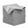 Microfiber Wholesale 12x12 inch Cleaning Cloths Grey 12 Pack - LXINDIA.COM