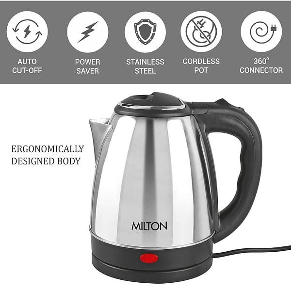 Milton Euroline Go Electro 2.0 Electric Kettle 2 Litre2 - LXINDIA.COM