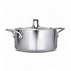 Milton Pro Cook Triply Stainless Steel Casserole Biryani Pot with Lid 24cm - LXINDIA.COM