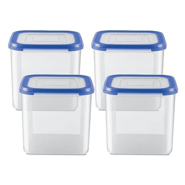 Milton Stacko Plastic Storage Container Set of 4 Blue 1 - LXINDIA.COM